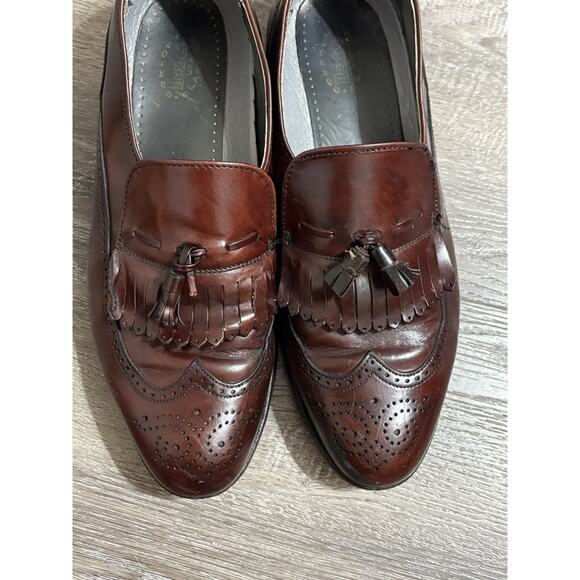 Vintage Dexter Brown Oxford Tassel Loafers Shoes Made In USA Preppy - Men’s 12 main image 4